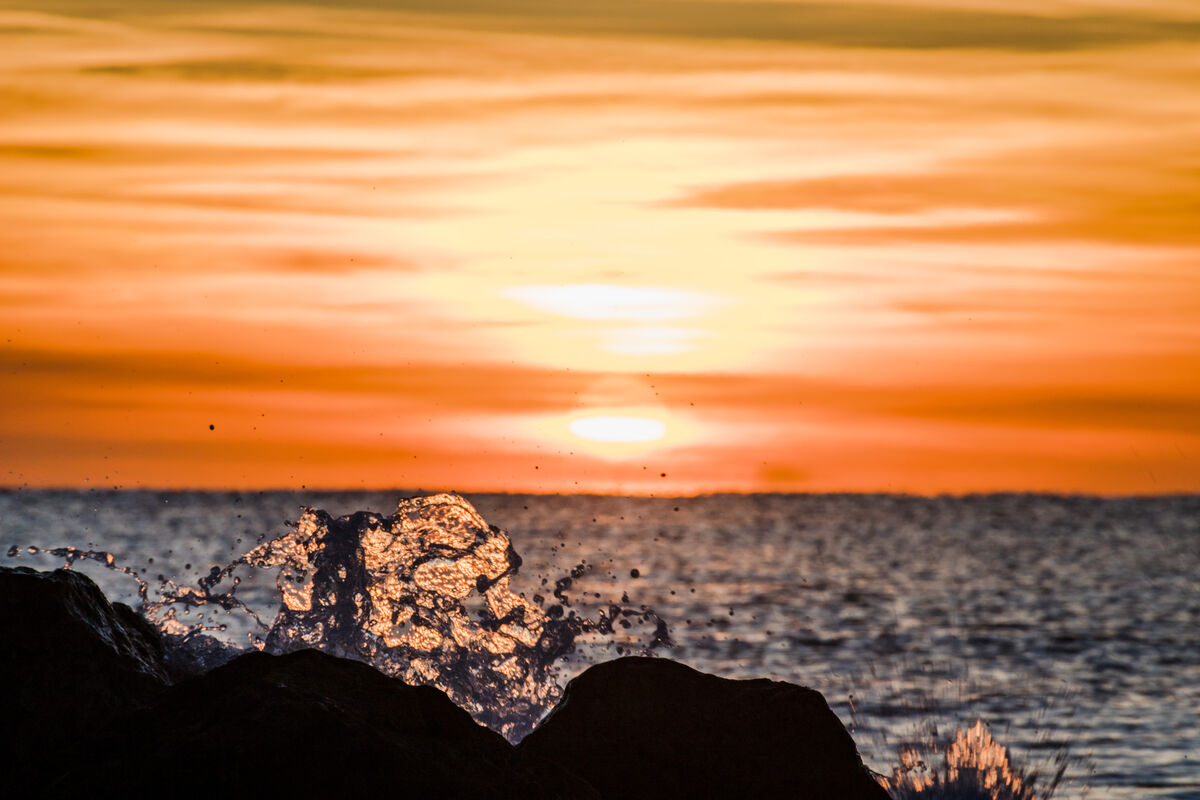 Lever de soleil sur Villeneuve Loubet 4767